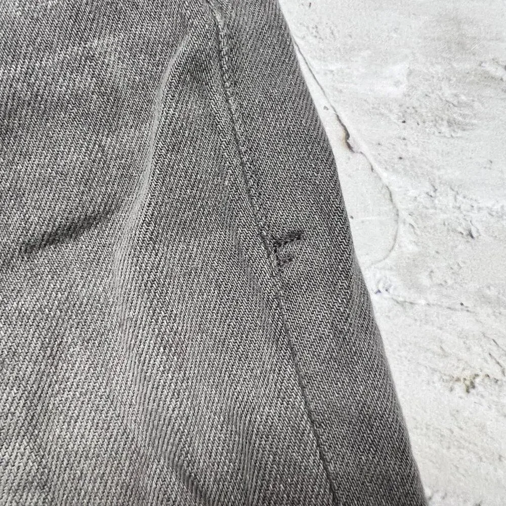 Frame Le Mix Nouveau Jeans SIZE 25 RUNS SMALL Ash Gray Two Tone Raw Hem - Picture 13 of 14